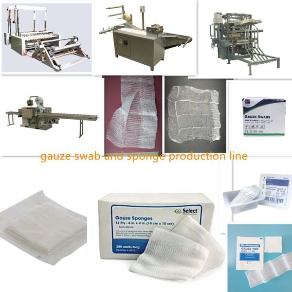 gauze swab making machine